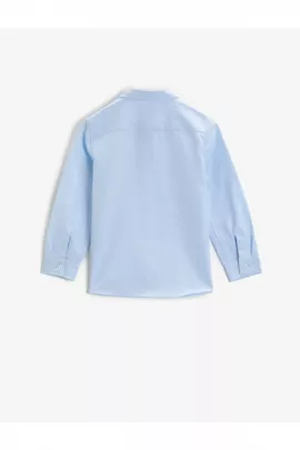 Рубашка Koton, Цвет: Голубой, Размер: 4-5 лет, изображение 2