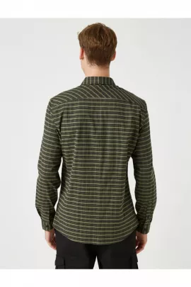 Рубашка Koton, Цвет: Зеленый, Размер: M, изображение 4