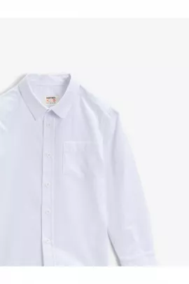 Рубашка Koton, Цвет: Белый, Размер: 4-5 лет, изображение 3
