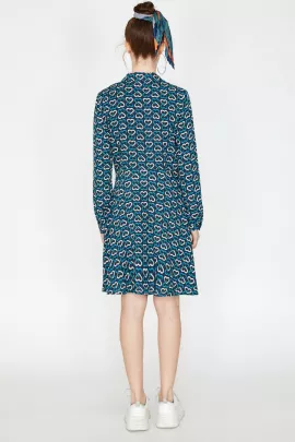 Платье Koton, Цвет: Темно-синий, Размер: 36, изображение 5