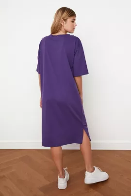 Платье TRENDYOLMILLA, Цвет: Сиреневый, Размер: L, изображение 3