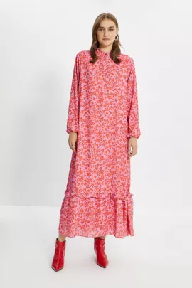 Платье TRENDYOL MODEST, Цвет: Розовый, Размер: 36