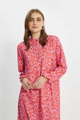 Платье TRENDYOL MODEST, Цвет: Розовый, Размер: 36, изображение 2