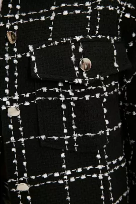 Рубашка TRENDYOLMILLA, Цвет: Черный, Размер: 36, изображение 4