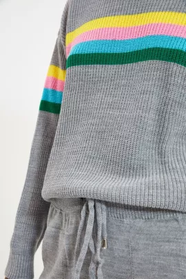 Комплект свитер и брюки TRENDYOLMILLA, Цвет: Серый, Размер: M, изображение 4