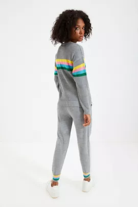 Комплект свитер и брюки TRENDYOLMILLA, Цвет: Серый, Размер: M, изображение 5