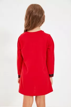 Платье TRENDYOLKIDS, Цвет: Красный, Размер: 4-5 лет, изображение 5