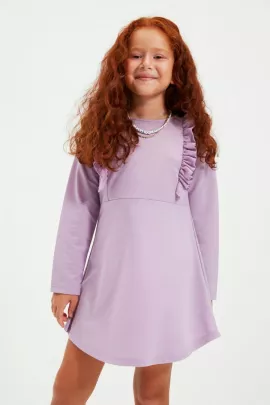 Платье TRENDYOLKIDS, Цвет: Сиреневый, Размер: 4-5 лет