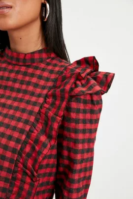 Блузка TRENDYOLMILLA, Цвет: Красный, Размер: 36, изображение 3