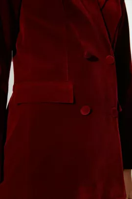 Пиджак TRENDYOLMILLA, Цвет: Бордовый, Размер: 38, изображение 4