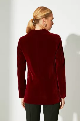 Пиджак TRENDYOLMILLA, Цвет: Бордовый, Размер: 38, изображение 5