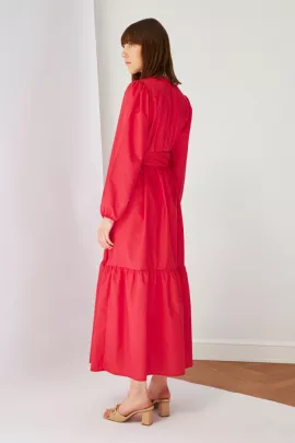 Платье TRENDYOL MODEST, Цвет: Красный, Размер: 36, изображение 2