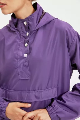 Куртка TRENDYOLMILLA, Цвет: Сиреневый, Размер: M, изображение 4