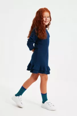 Платье TRENDYOLKIDS, Цвет: Темно-синий, Размер: 4-5 лет, изображение 2