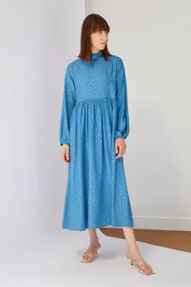 Платье TRENDYOL MODEST, Цвет: Голубой, Размер: 36