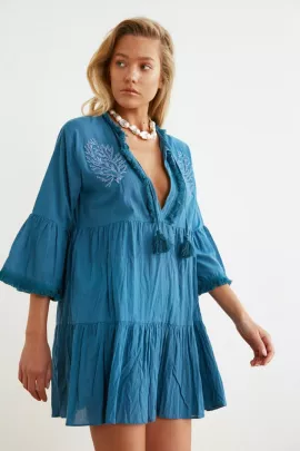Платье TRENDYOLMILLA, Цвет: Голубой, Размер: 36