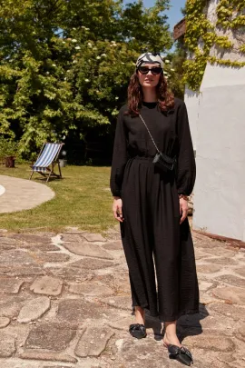 ⠀Комбинизон TRENDYOL MODEST, Цвет: Черный, Размер: 42