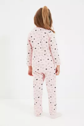 Пижама TRENDYOLKIDS, Цвет: Розовый, Размер: 7-8 лет, изображение 4