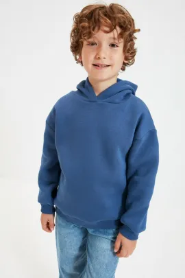 Свитшот толстый TRENDYOLKIDS, Цвет: Индиго, Размер: 5-6 лет