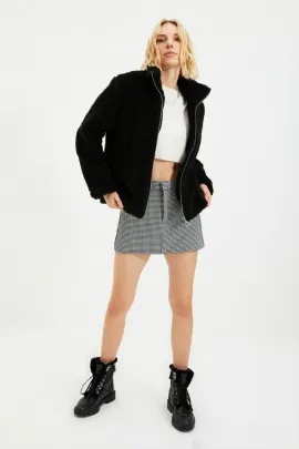 Zenan üçin kurtka TRENDYOLMILLA, Reňk: Gara, Ölçeg: M