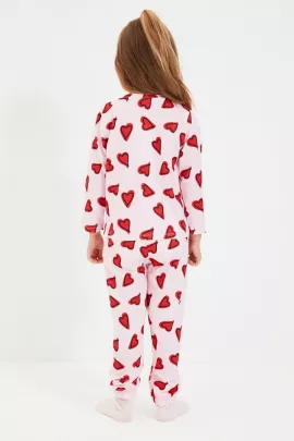 Пижама TRENDYOLKIDS, Цвет: Красный, Размер: 6-7 лет, изображение 4