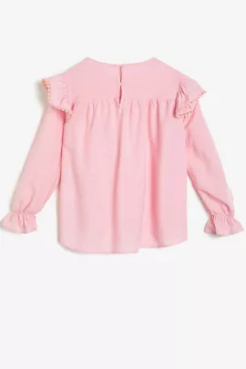 Блузка Koton, Цвет: Розовый, Размер: 3-4 года, изображение 2