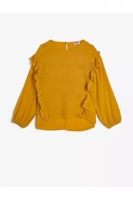 Блузка Koton, Цвет: Желтый, Размер: 9-10 лет