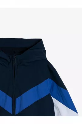 Куртка Koton, Цвет: Темно-синий, Размер: 7-8 лет, изображение 3
