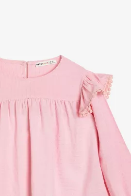 Блузка Koton, Цвет: Розовый, Размер: 3-4 года, изображение 3