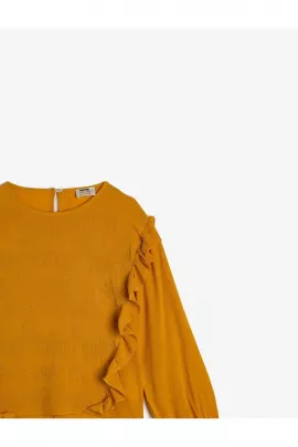 Блузка Koton, Цвет: Желтый, Размер: 9-10 лет, изображение 3