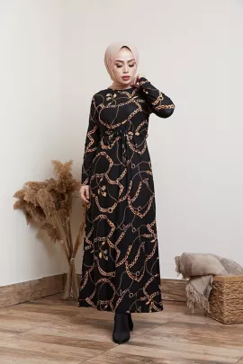 Платье MODAEFA, Цвет: Черный, Размер: 38