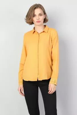 Рубашка Colin's, Цвет: Желтый, Размер: S, изображение 4