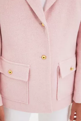 Пиджак TRENDYOLMILLA, Цвет: Розовый, Размер: 42, изображение 3