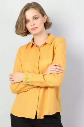 Рубашка Colin's, Цвет: Желтый, Размер: XS