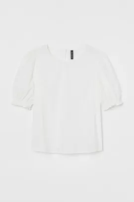 Блузка H&M, Цвет: Белый, Размер: 32