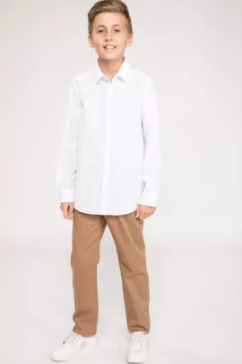 Рубашка DeFacto, Цвет: Белый, Размер: 13-14 лет, изображение 2