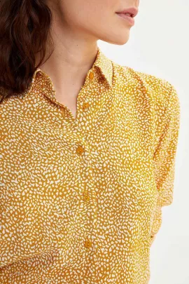Рубашка DeFacto, Цвет: Желтый, Размер: XL, изображение 2
