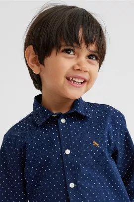 Рубашка H&M, Цвет: Синий, Размер: 3-4 года