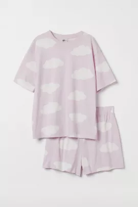 Пижама H&M, Цвет: Розовый, Размер: XL, изображение 4