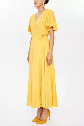 Платье SOCIETA, Цвет: Желтый, Размер: 42, изображение 2