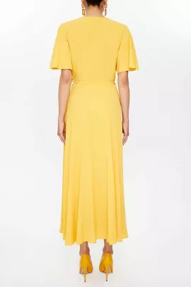 Платье SOCIETA, Цвет: Желтый, Размер: 42, изображение 4