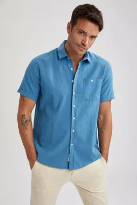 Рубашка DeFacto, Цвет: Голубой, Размер: 5XL