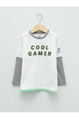 Kiçi çagalar üçin futbolka LC Waikiki, Reňk: Ak, Ölçeg: 24-36 aý