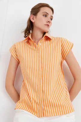 Рубашка ADL, Цвет: Оранжевый, Размер: M, изображение 5