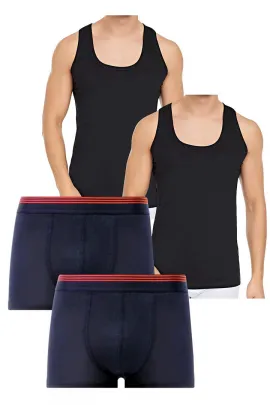 Erkekler üçin içki eşik komplekti CENKO, Reňk: Goýy gök, Ölçeg: XL