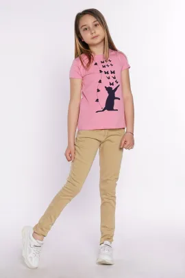 Брюки ELEYSA MODA ELEYSA, Цвет: Бежевый, Размер: 8-9 лет