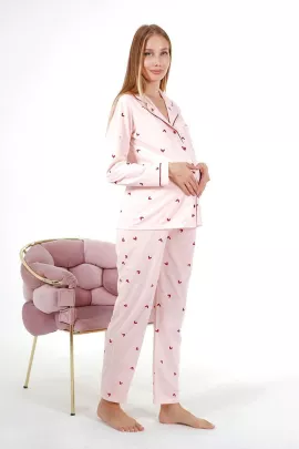 Пижамный комплект LIKAPA, Цвет: Розовый, Размер: 2XL, изображение 4