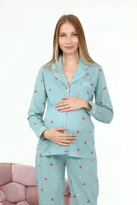 Пижамный комплект LIKAPA, Цвет: Зеленый, Размер: M