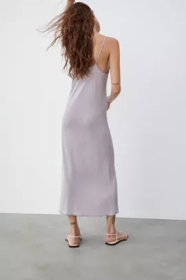 Платье ZARA, Цвет: Серый, Размер: L, изображение 4