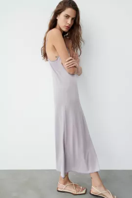 Платье ZARA, Цвет: Серый, Размер: L, изображение 3